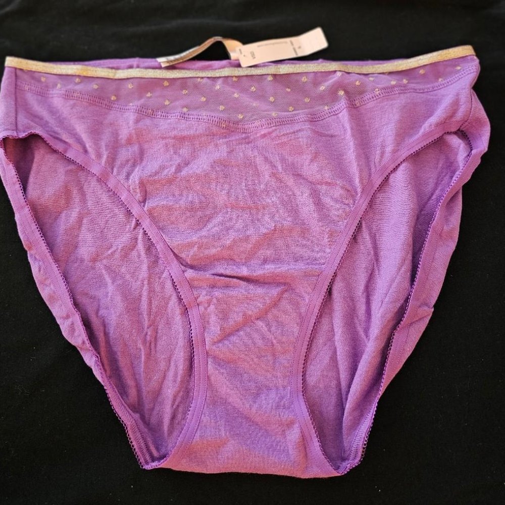 Victoria's Secret High-Leg Brief Panty Sz L NWT